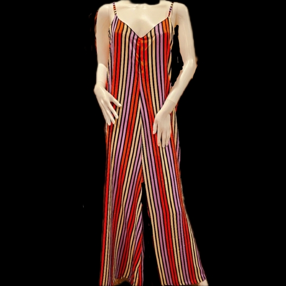 Karma Hwy Chevron Strip Multi Silky Rel. Jumper *4 Colors Avail.* OS-NWT - Picture 13 of 13